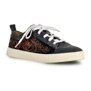 Myra Bag Handtooling Sneaker Size 8